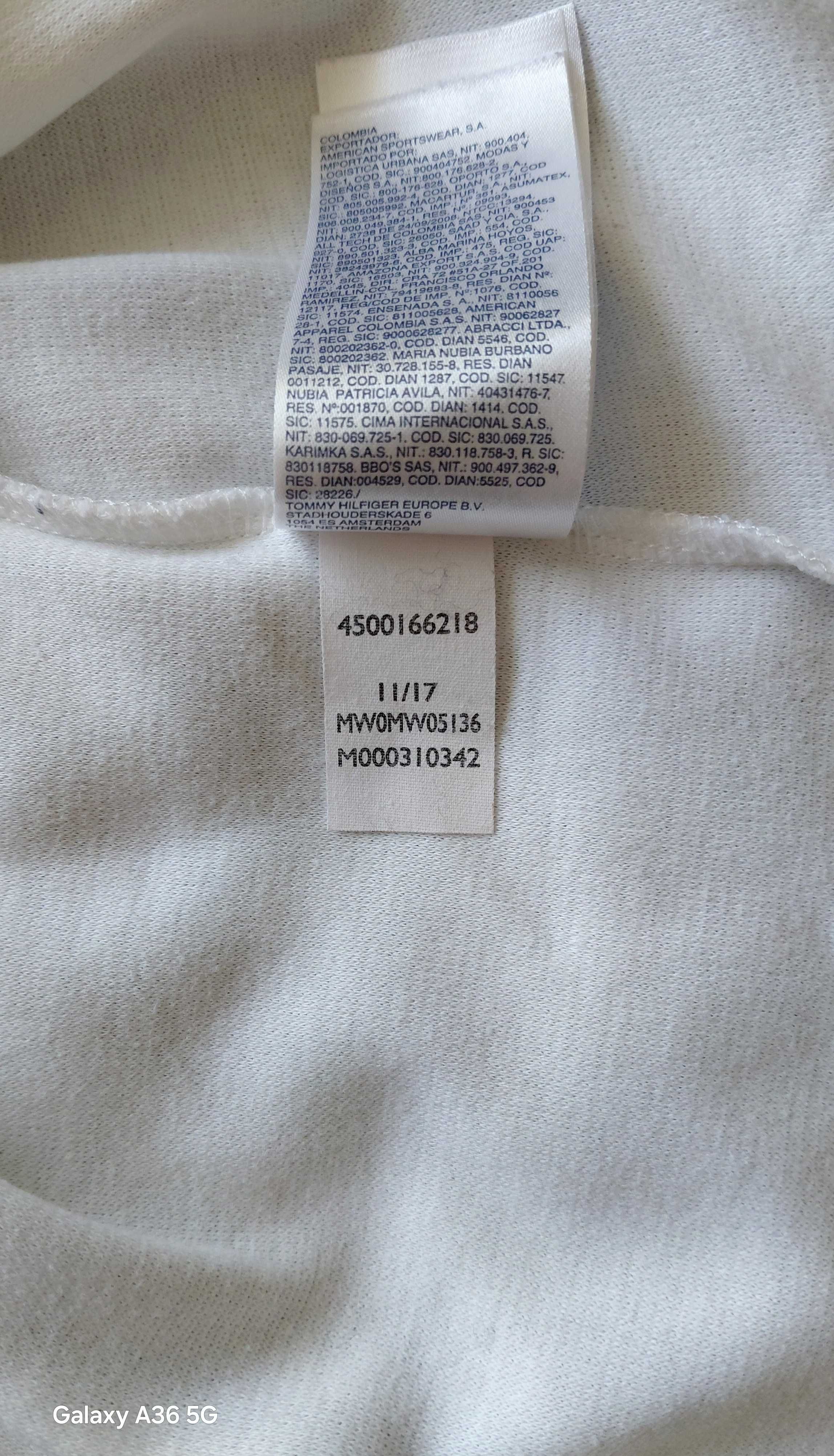 Męska śliczna koszulka polo Tommy Hilfiger.