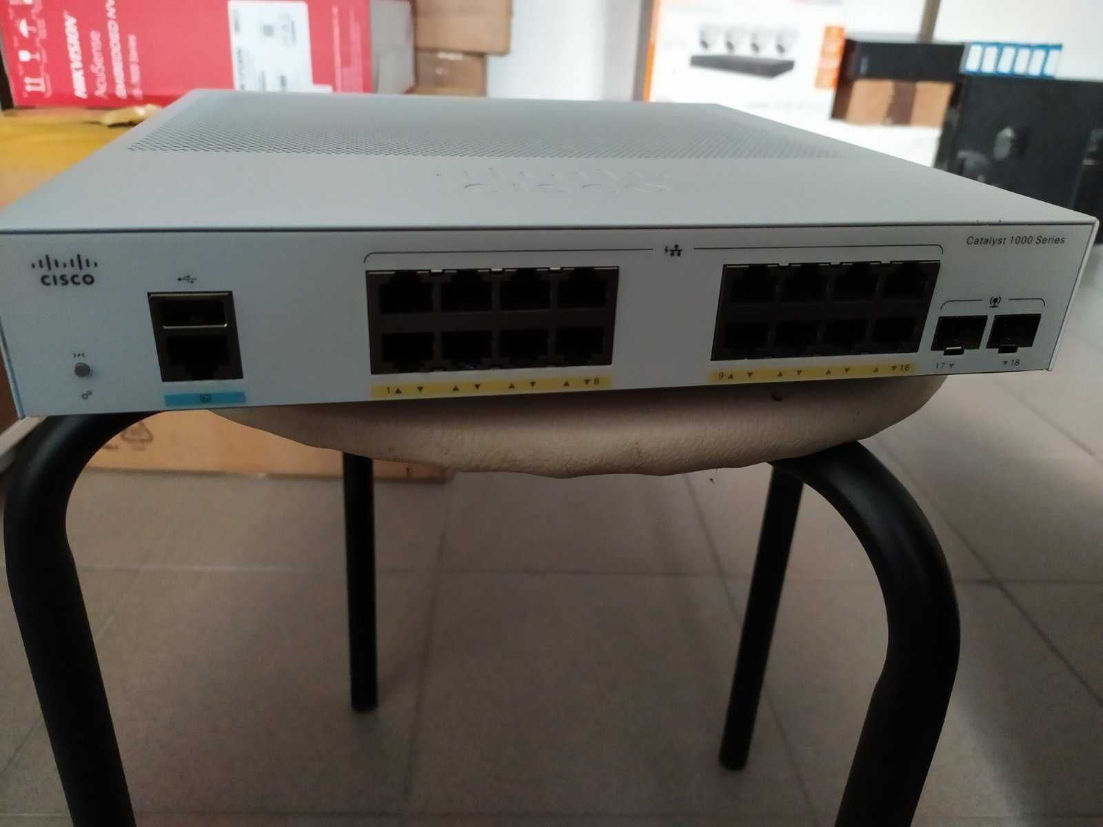 Комутатор Cisco Catalyst C1000-16P-2G-L