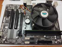 Gigabyte GA-H81M-S2PV+i5-4440 3.1GHz+1Gb DDR3 кулер