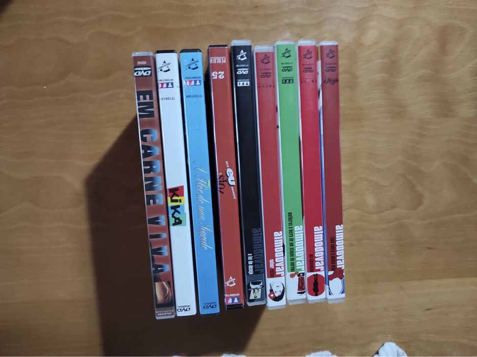 Dvds Pedro Almodóvar: 9 filmes. 15€ pelo conjunto.