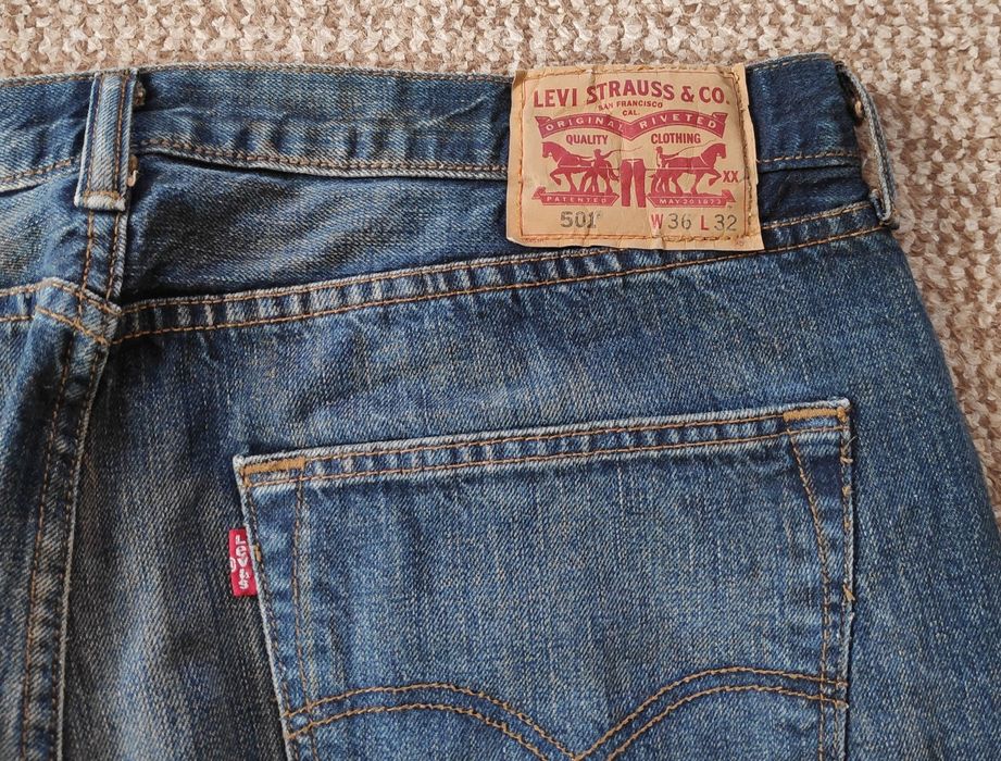 Levi's 501 джинсы оригинал W36 L32 лівайс