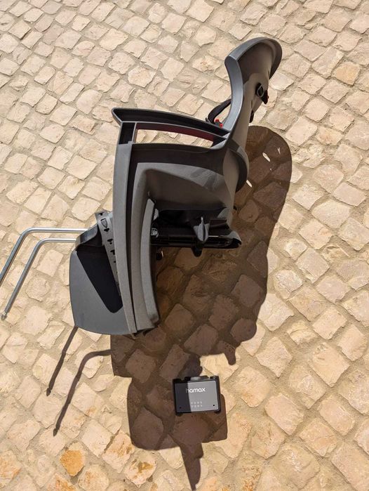Porta Crianca Bicicleta Harmax Buddy cinzento-encarnado como novo