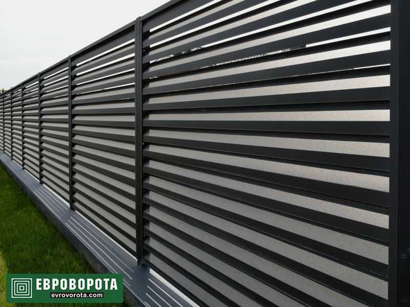 Заборы разных видов. Акция на забор Жалюзи "СМАРТ" 860 грн/м2 !!!