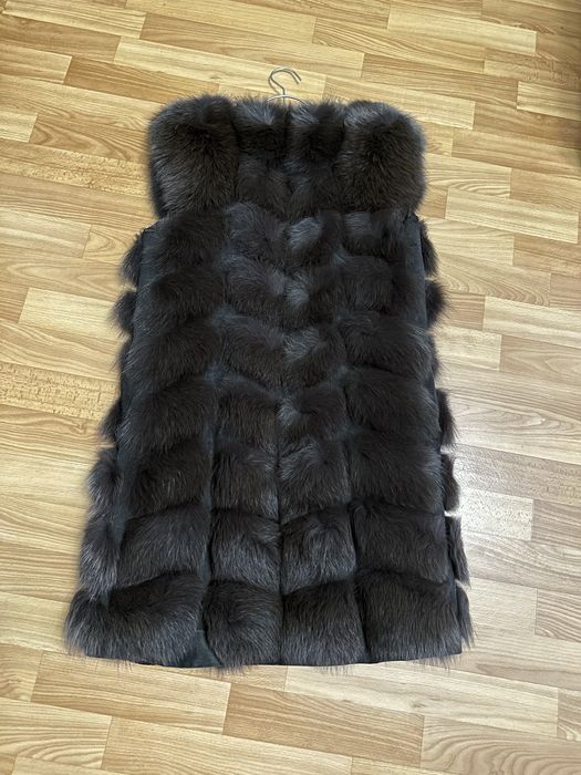 Меховая жилетка натуральный мех