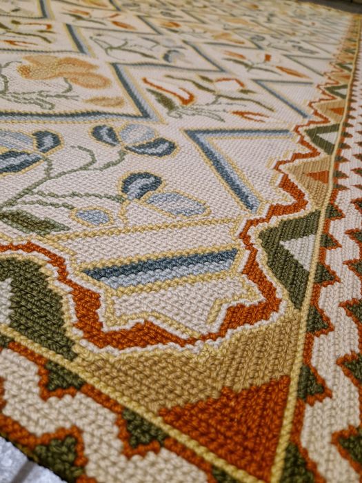 Tapetes de Arraiolos restaurados