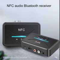 Bluetooth 5.0 приемник NFC 3,5 мм RCA AUX. Беспроводной адаптер A2DP