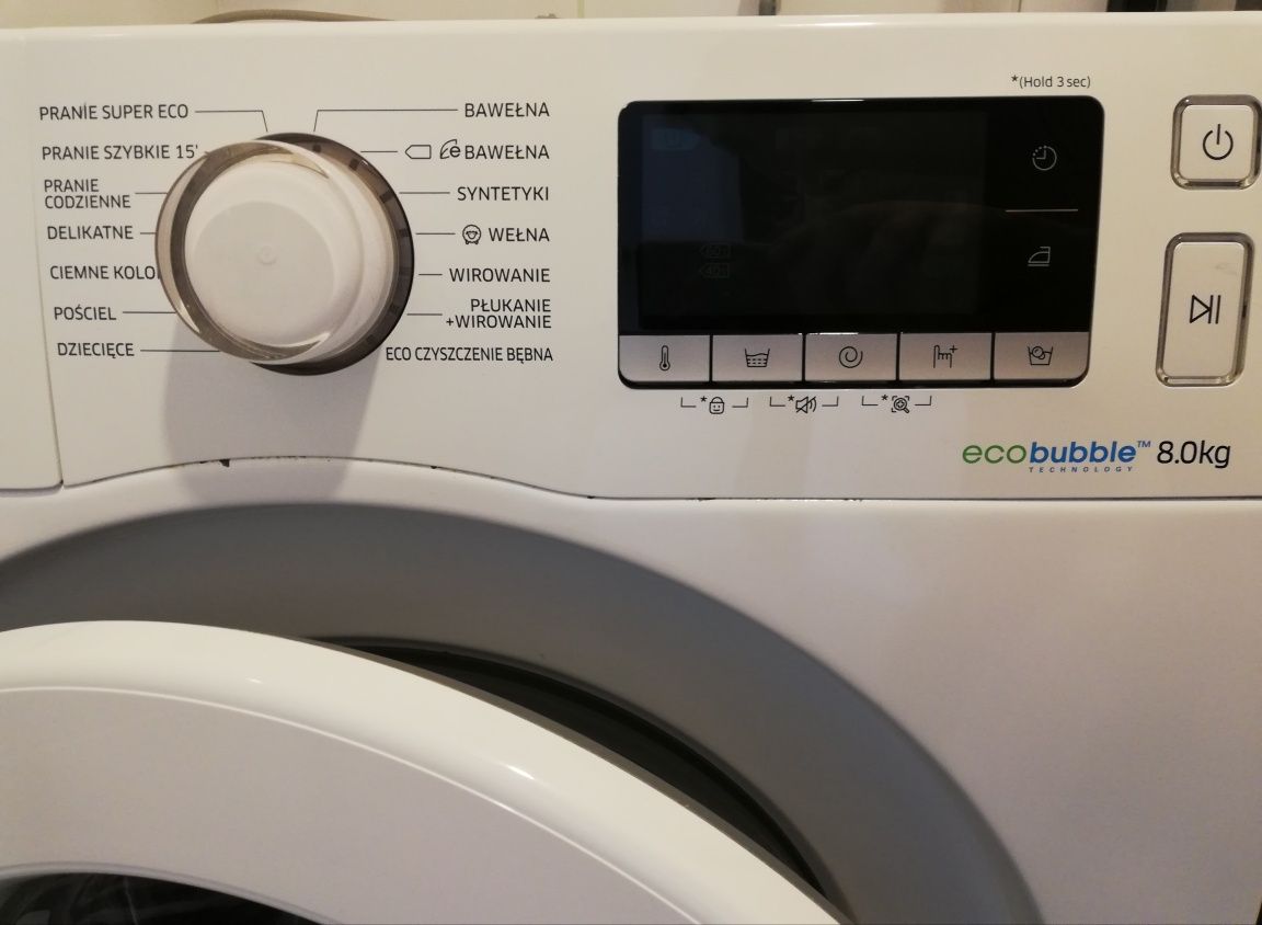 Pralka Samsung eco bubble 8kg