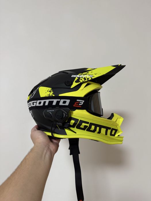 Кросовий шолом Bogotto V321 L з гарнітурою