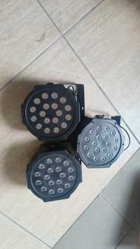 LED Par 3szt RGB