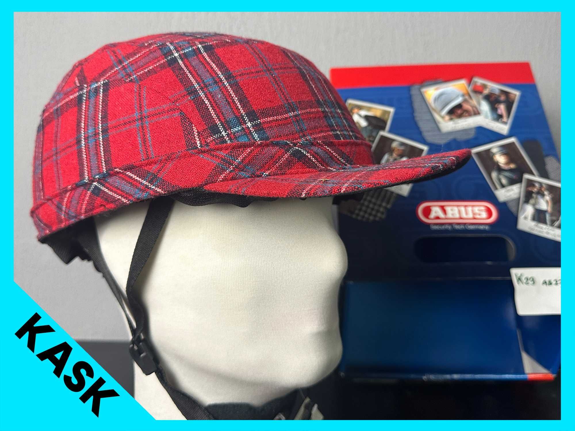 Kask ABUS Metronaut tartan red L