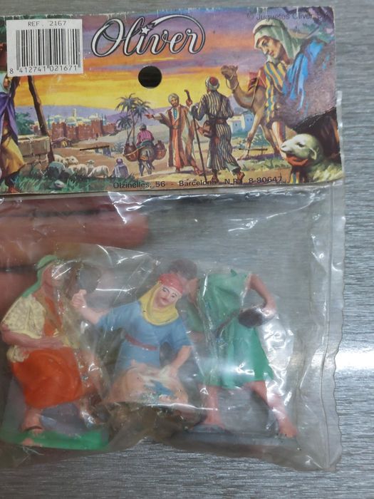 Bonecos presépio selados