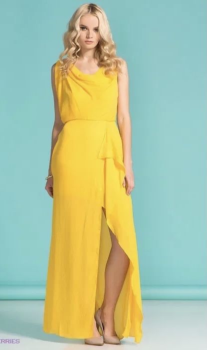 Желтое платье love republic