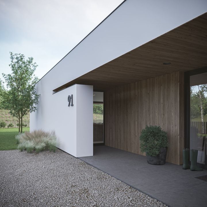Projekt domu homekoncept 91 hk91 dom nowoczesny, nowoczesna stodoła
