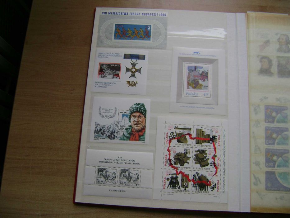 Znaczki pocztowe polskie Bloki i arkusiki czyste Jeden z 46 sztuk