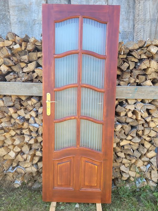 Drzwi wewnętrzne drewniane 5 sztuk