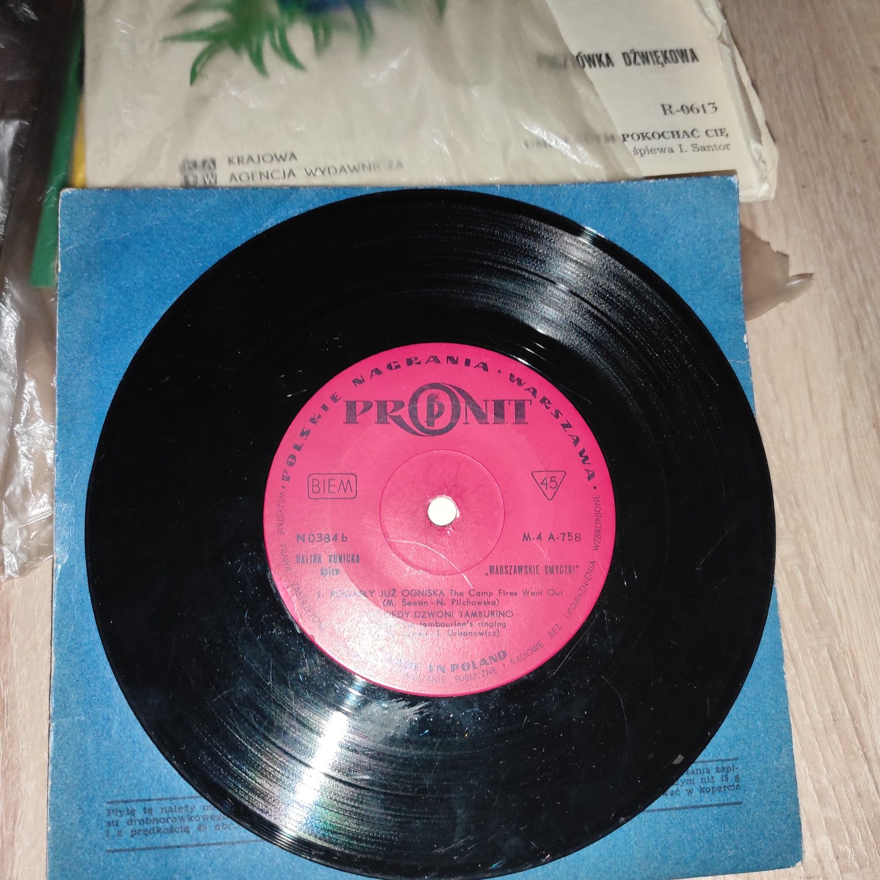 Płyta winyl vinyl PRL vintage Pronit