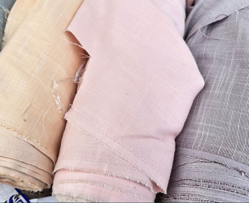 Ткань / опт / костюмка под лен - от 3 м -60 грн/м