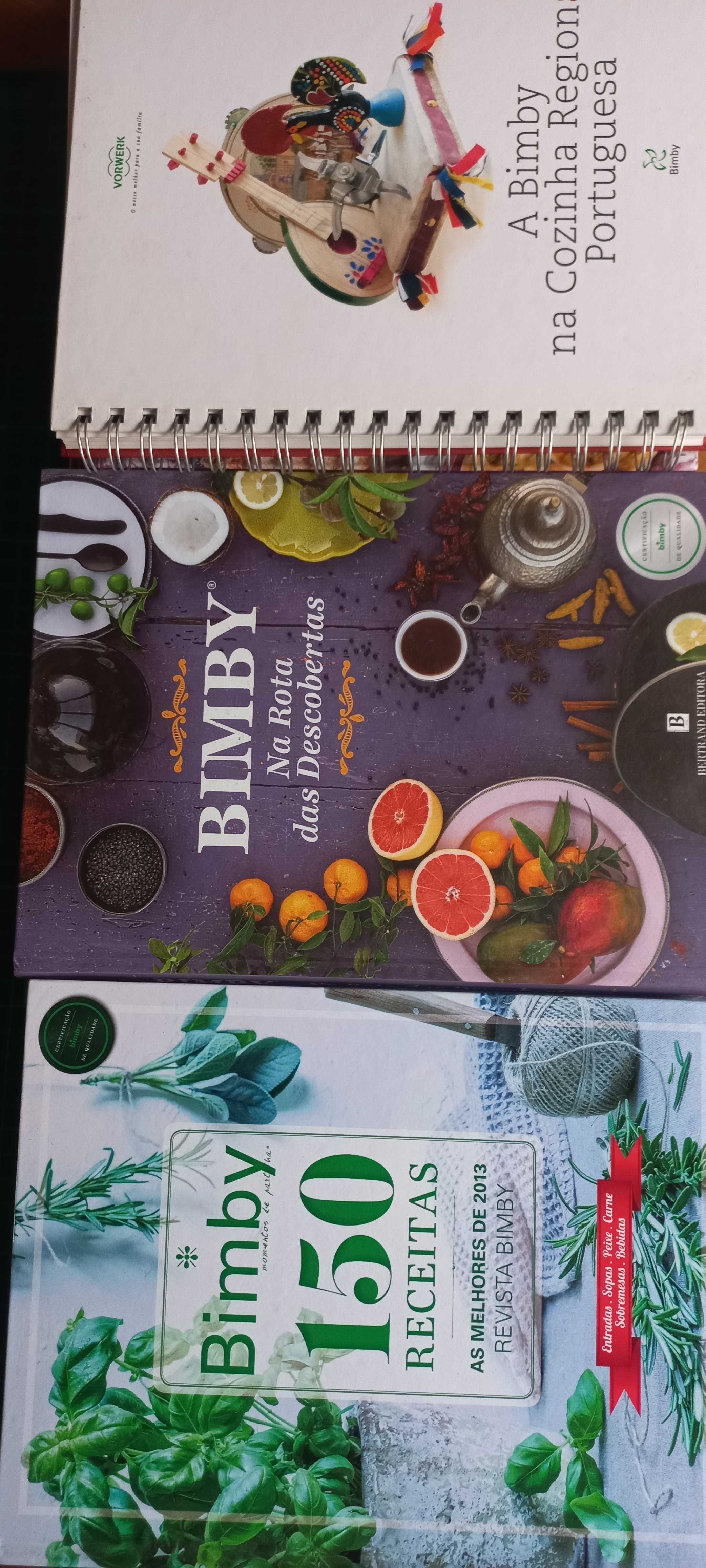 Livros receitas Bimby novos, vários anos