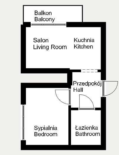 ENG| Os. Dywizjonu 303, 51m2, 2 pokoje, balkon