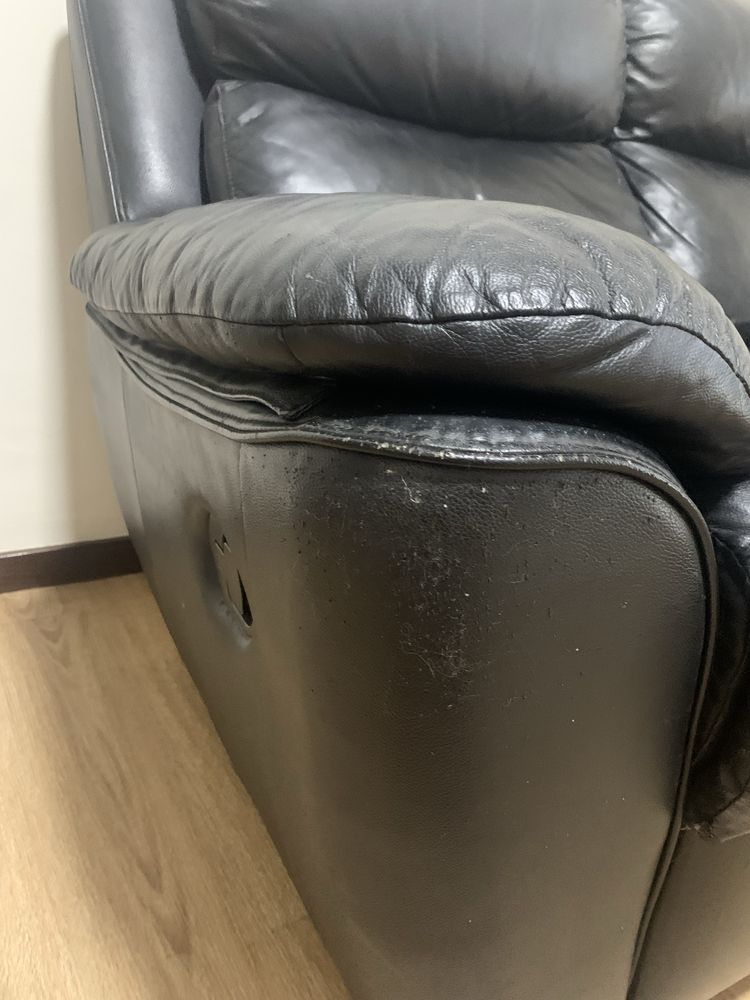 Sofa extensivel pele