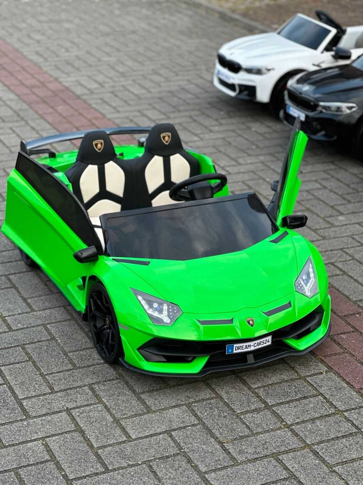 MOCNE DUŻE auto na akumulator LAMBORGHINI SVJ 24V Drift