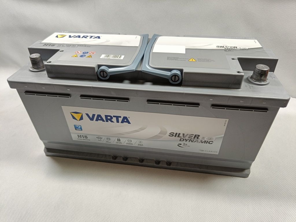 NOWY! Akumulator Rozruchowy 12V 105Ah 950A Varta Silver Dynamic AGM