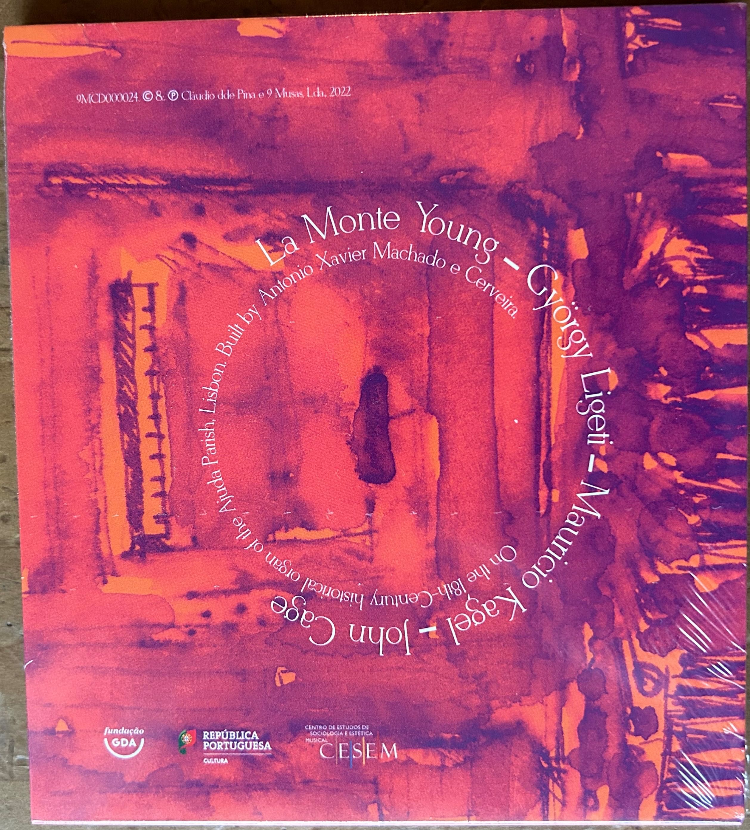 CD Cláudio Pina - Avant-Garde Organ Music