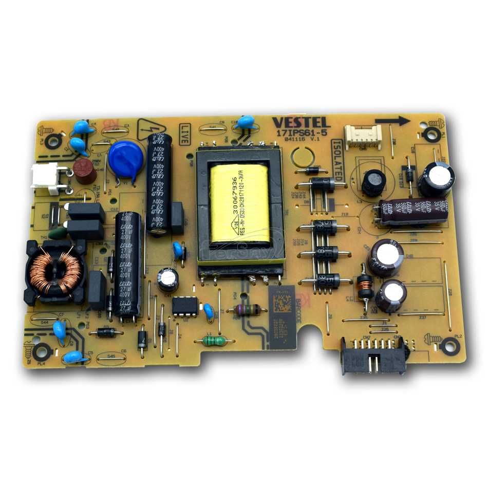 17ips61-5  f. alimentaçao 24polg. tv led electronia ld2440 hd v white