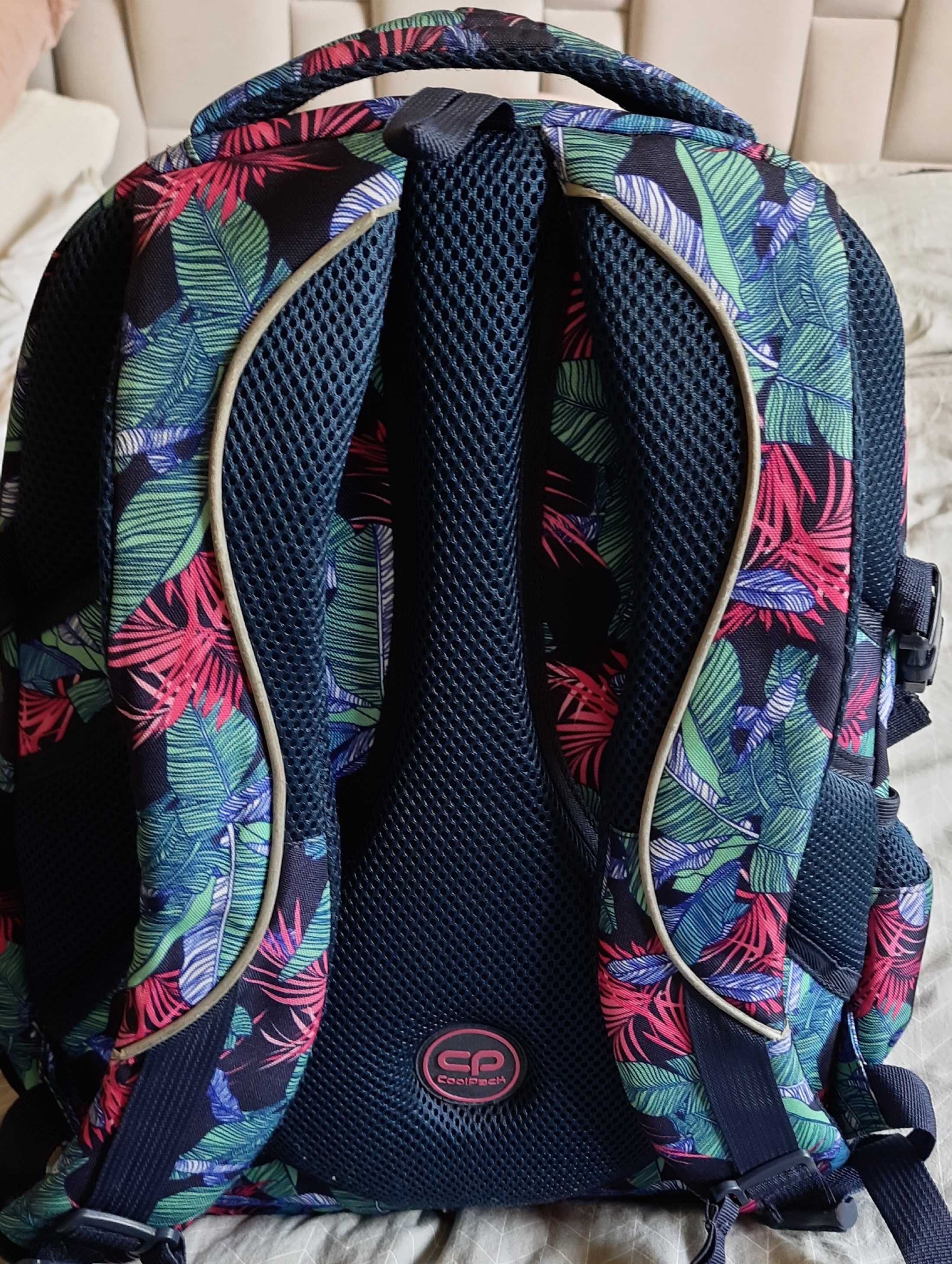 Plecak młodzieżowy szkolny CoolPack Faktor Turquoise Jungle