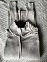 Rozpinany męski casual sweter sweterek z dwukierunkowym zamkiem Reserv