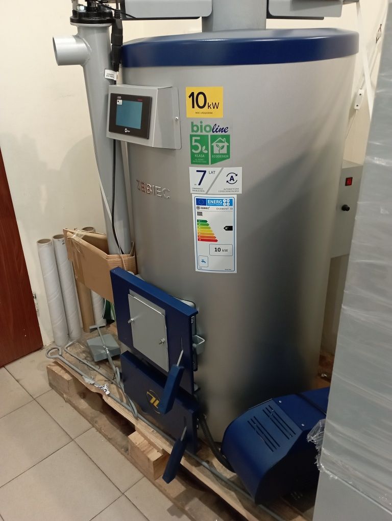 Zębiec Diament 10 kw Pellet 5 klasa Ecodesign