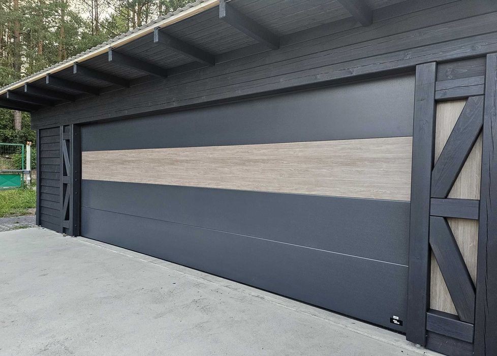 Brama przemysłowa Garażowa Segmentowa ocieplana