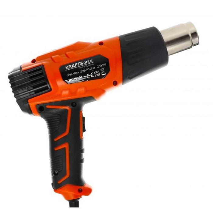 KRAFT&DELE Elektryczna Opalarka 2000w Dysze 2 Biegi Zestaw KD10391