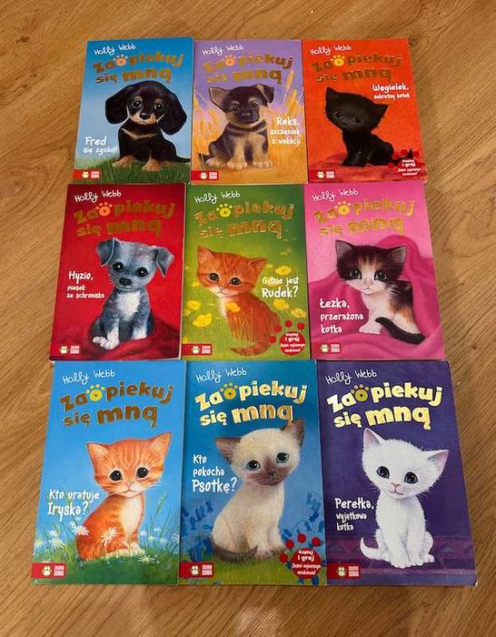 Zaopiekuj się mną – zestaw 9 książek Holly Webb