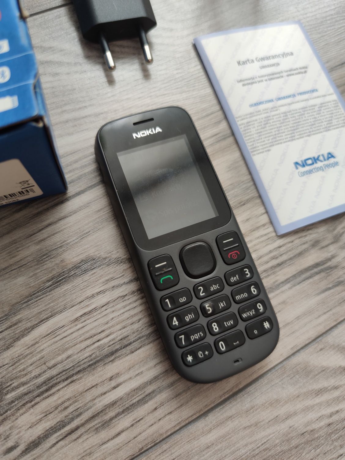 Nokia 101 telefon dual sim/ ładowarka/ stara gwarancja