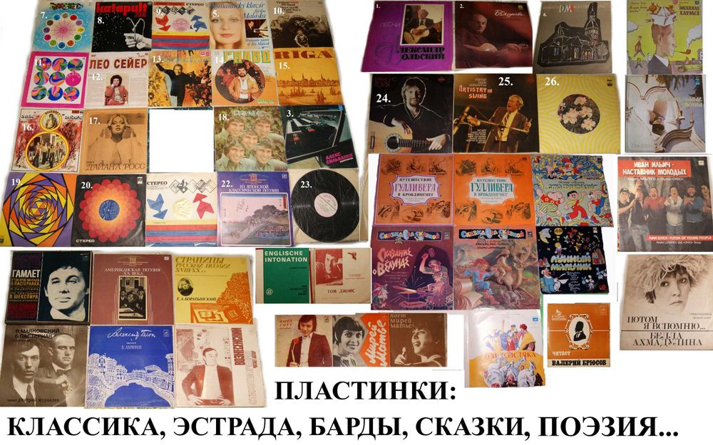 Детская виниловая пластинка Сказка Свифт Путешествие Гуливера Сет 2 шт