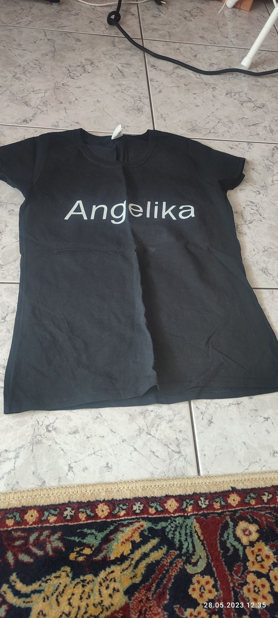 Koszulka t-shirt z imieniem Angelika rozm. S 100% bawełny