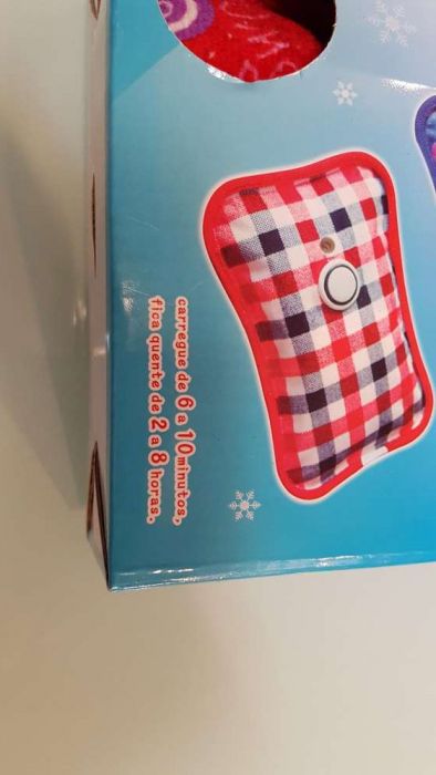 Almofada eléctrica para aquecer pés. (NOVO)