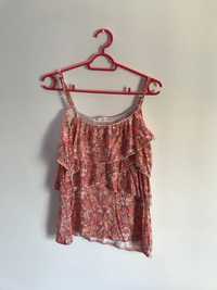 Blusa de verao com folhos menina 12A