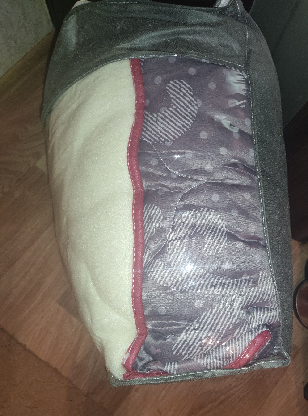 Одеяло  верх мех ткань в средине синтепон