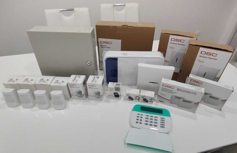 Alarme de intrusão DSC Via Rádio, novo, Grau 2, embalado de origem