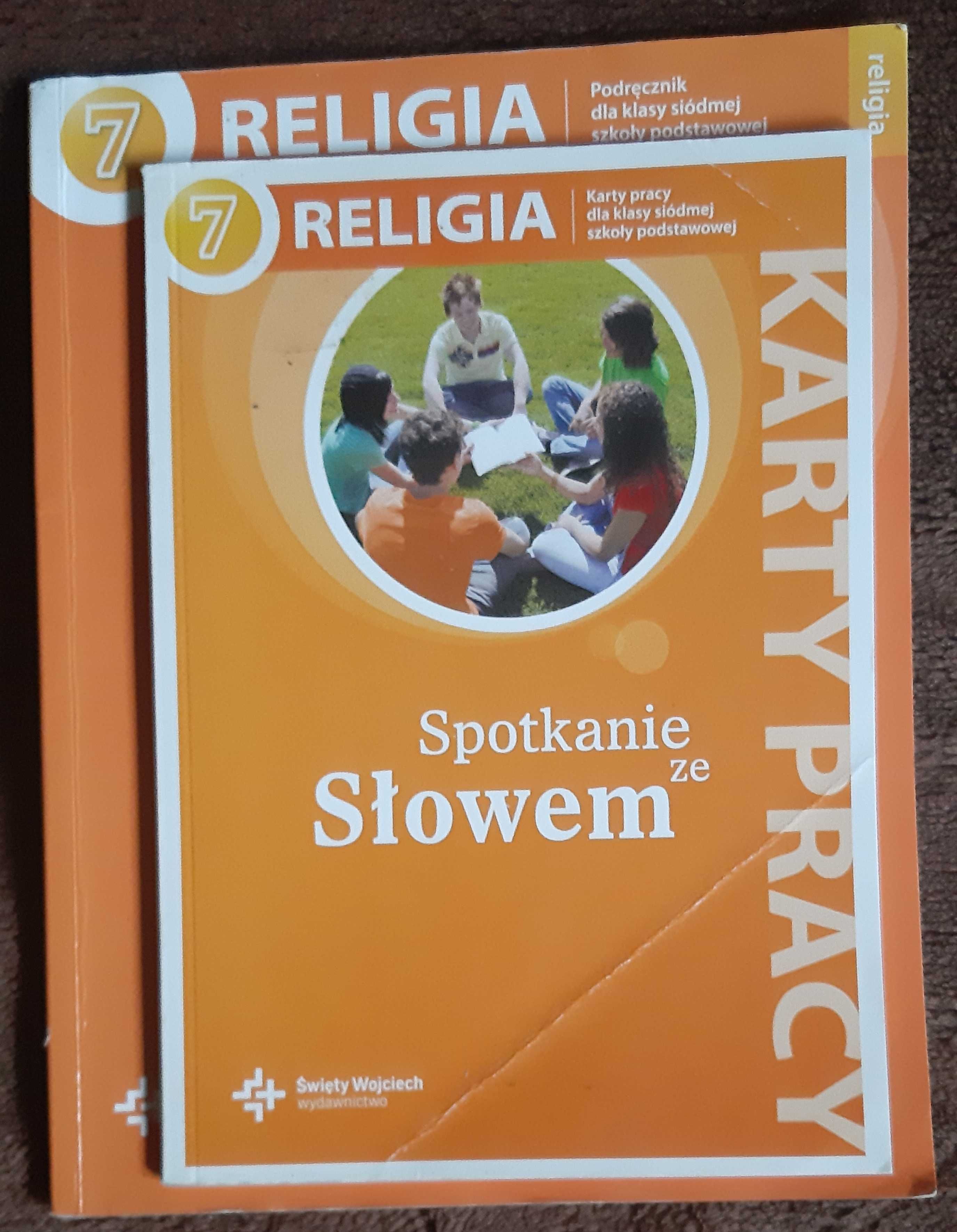 Podręcznik do Religii klasa 7 + ćwiczeniówka "Spotkanie ze słowem"