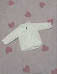 Biały polar H&M bluza rozpinana miś