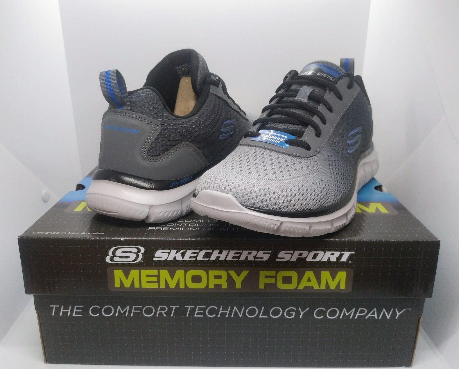 стильные 30см кроссовки Skechers Track оригинал