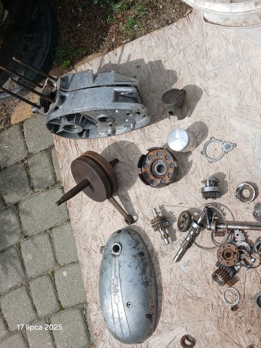 Części Wsk M150 B3 kola rama przód