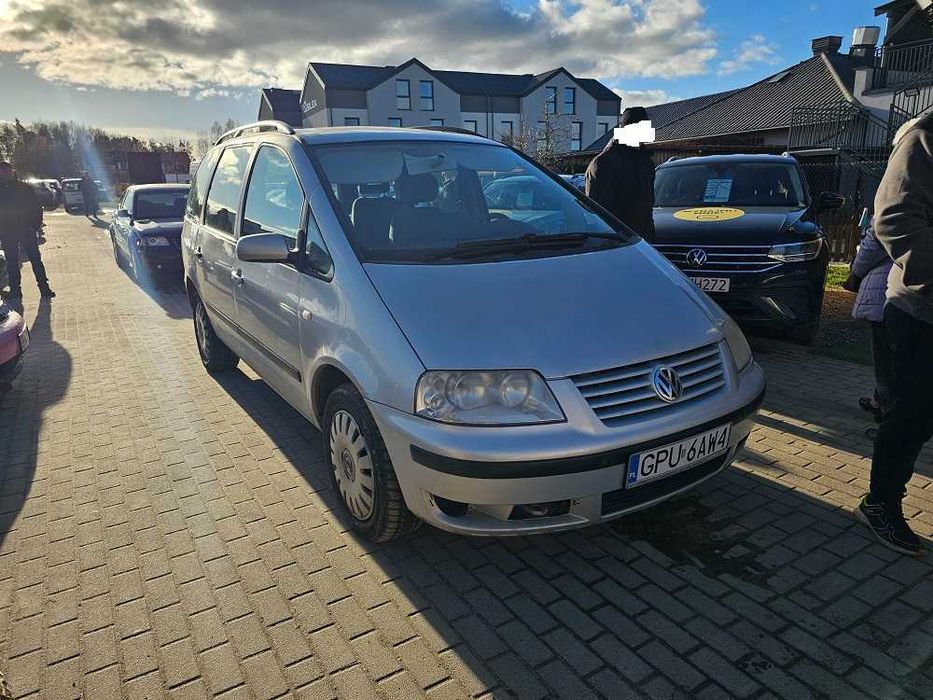 VW Sharan 2001/7os./1.9diesel/116km/opłaty akt.