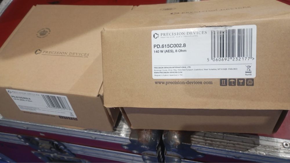 2 altifalantes Precision Devices 6.5” polegadas novos