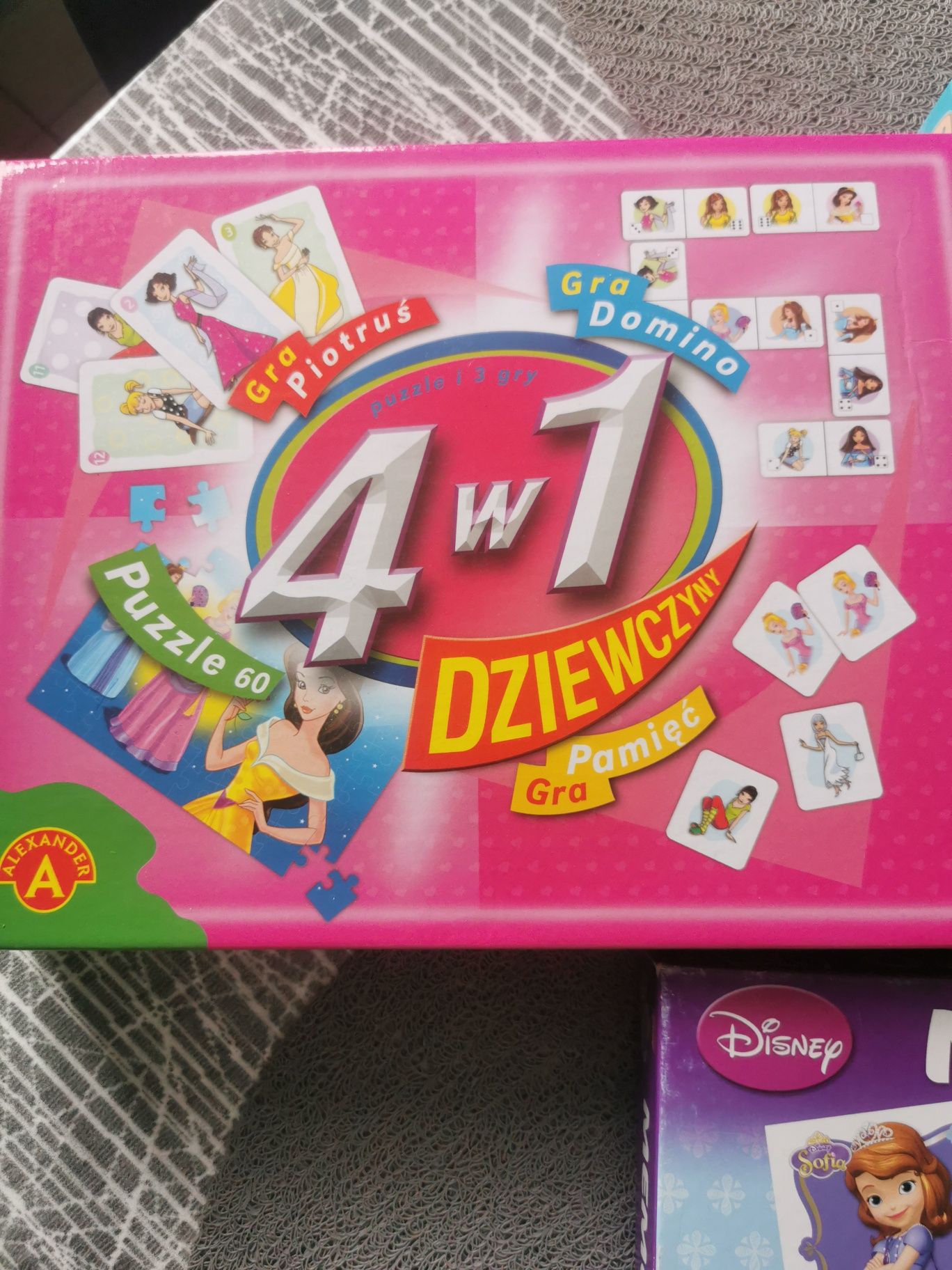 Zestaw gier dla dziewczynki 4-8 lat