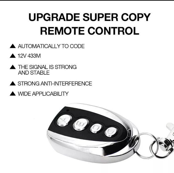 Comando portões / garagens 433MHZ