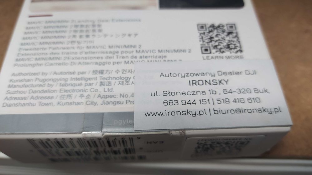 Wydłużenie podwozia do drona DJI Mavic Mini/Mini 2